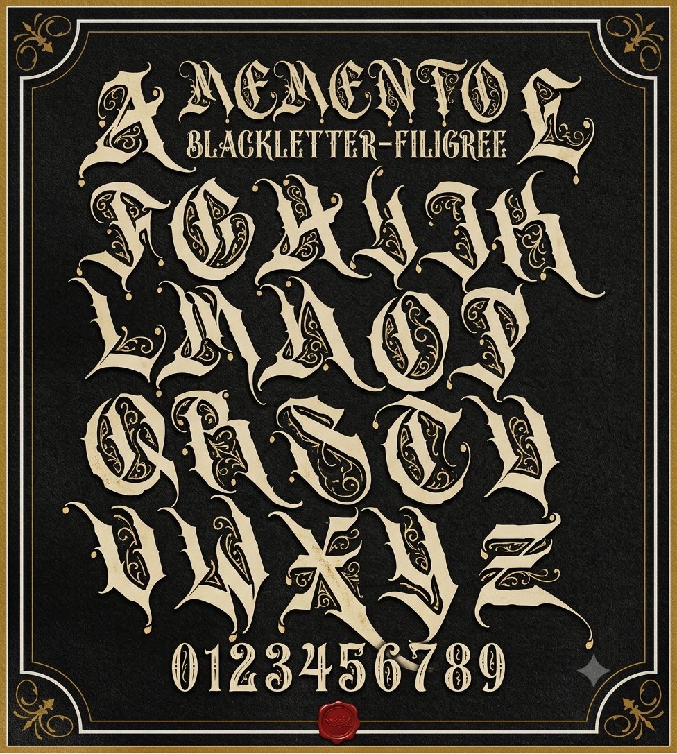 Blackletter Filigree