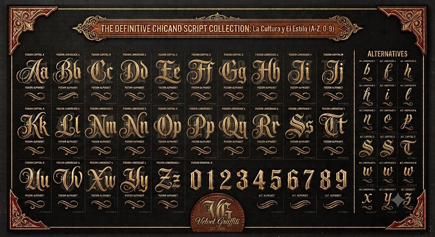 Chicano Blackletter Script