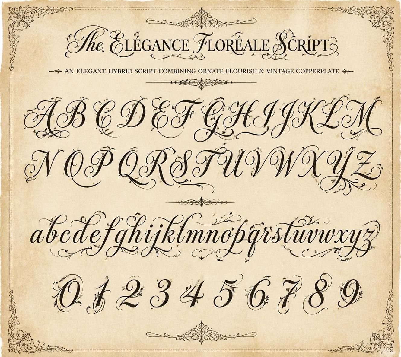Elegance Floreale Script
