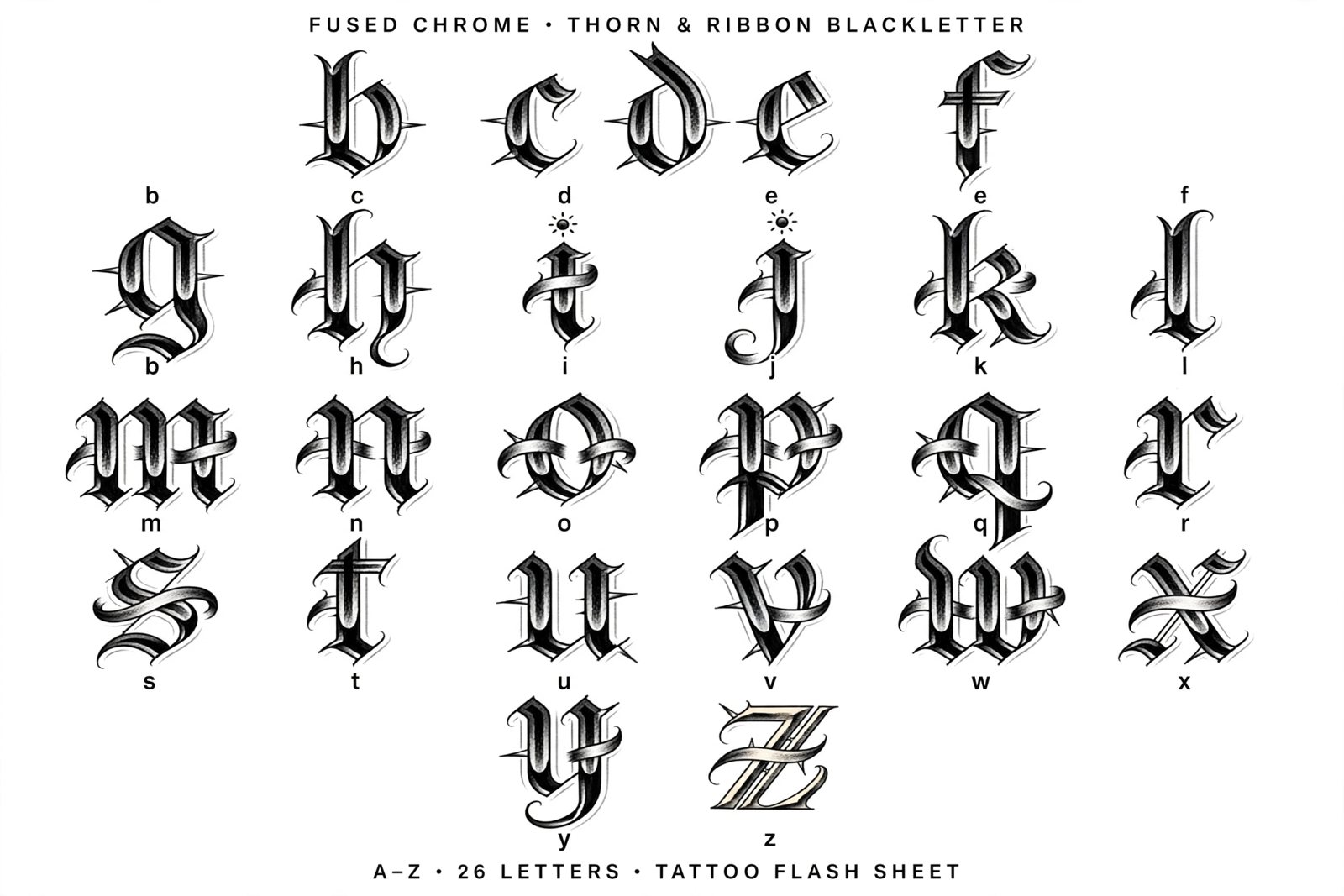 Fused Chrome Lowercase