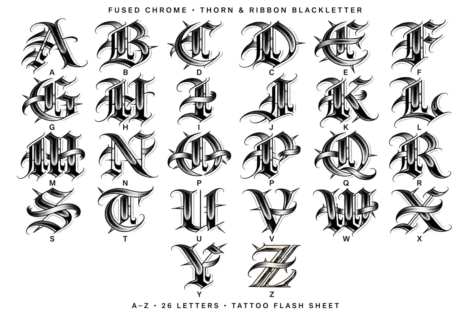 Fused Chrome Uppercase