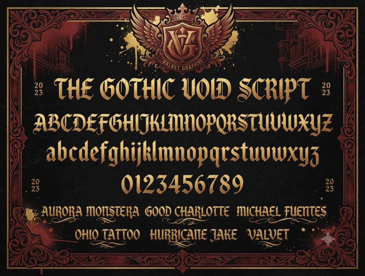 Gothic Void Script
