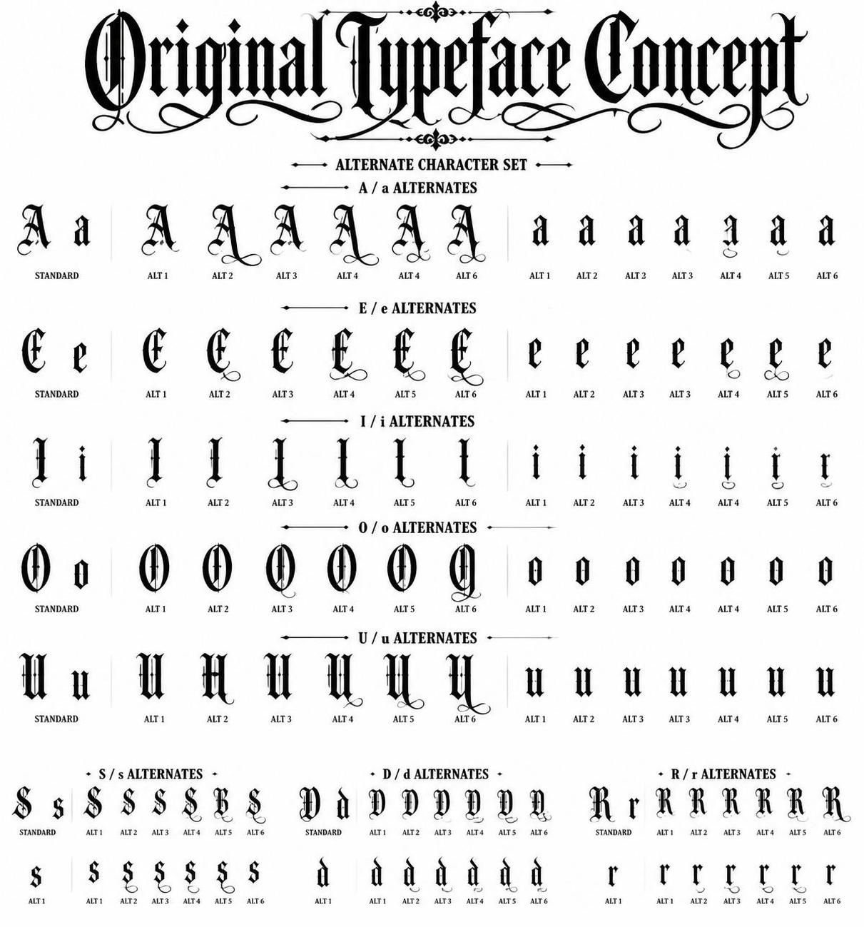 OG Typeface Alternates