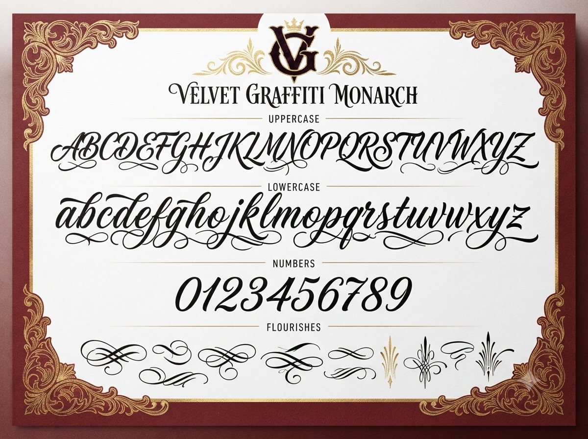 Velvet Graffiti Monarch